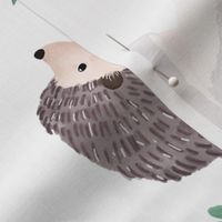 Watercolor Hedgehog - ROTATED