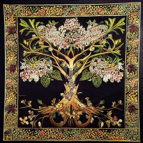 18" Tree of Life by kedoki in Tapestry embroidery