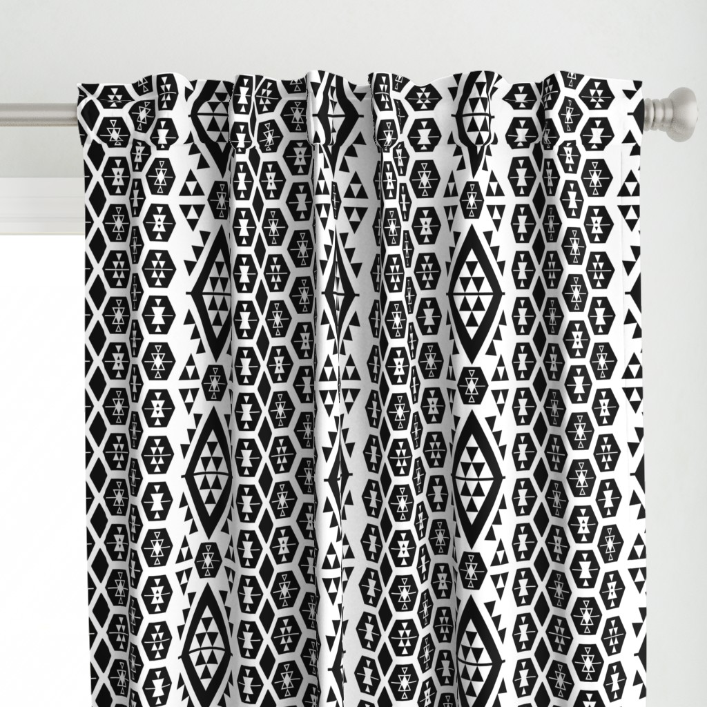 Black and White Kilim