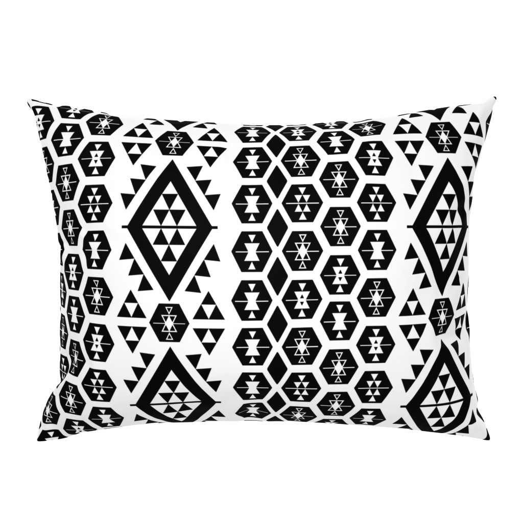 Black and White Kilim