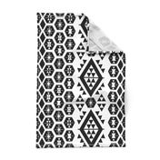 Black and White Kilim