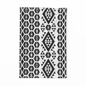 Black and White Kilim