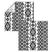 Black and White Kilim