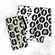 Black and White Kilim