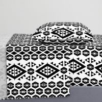 Black and White Kilim