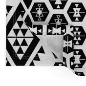 Black and White Kilim