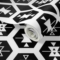 Black and White Kilim