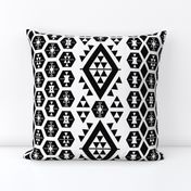 Black and White Kilim