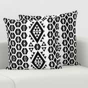 Black and White Kilim