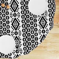 Black and White Kilim