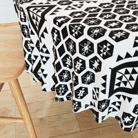 Black and White Kilim