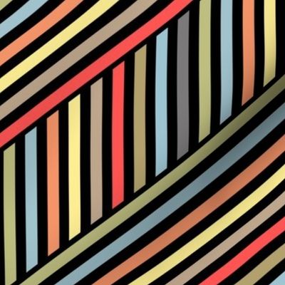 Seamless lined striped abstract modern pattern