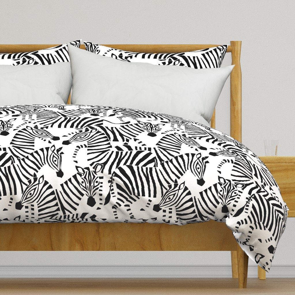 Jumbo Zebra Black and White