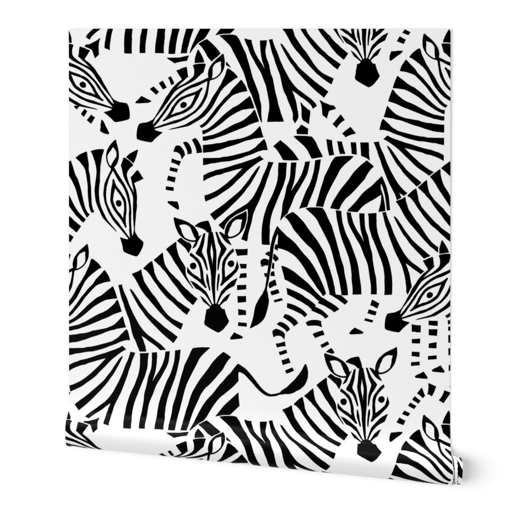 Jumbo Zebra Black and White