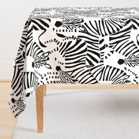 Jumbo Zebra Black and White