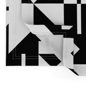 Quilty Tile - B&W