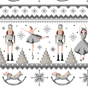 Nutcracker Fair Isle - Gray