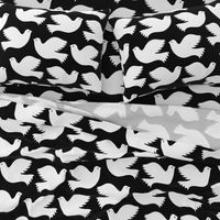 Peace Doves Monochrome