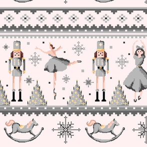 Nutcracker - Pink and Gray