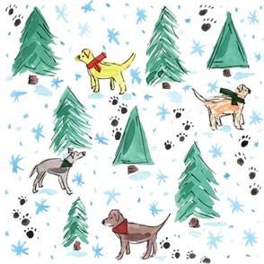 Christmas Tree Hunting - Dogs