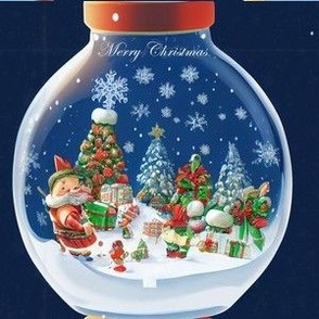 Merry Christmas Snow Globe by kedoki