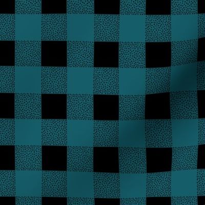 Canada camping theme buffalo plaid check design abstract outdoors design christmas winter teal blue green