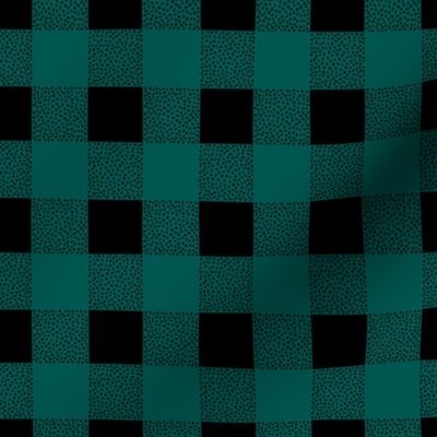 Canada camping theme buffalo plaid check design abstract outdoors design christmas winter teal forest green