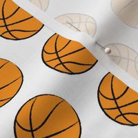 basketballs on white