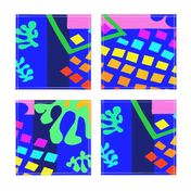 Ode to Matisse Confetti - Design 8263608 - Blue Pink Yellow Red