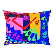 Ode to Matisse Confetti - Design 8263608 - Blue Pink Yellow Red