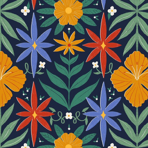 Floral tile print – Small