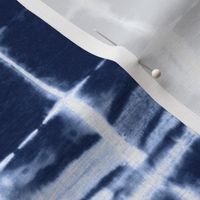 Shibori itajime indigo square