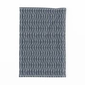 Iron Fence - Slate Blue and Grey - Medium Scale