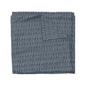 Iron Fence - Slate Blue and Grey - Medium Scale