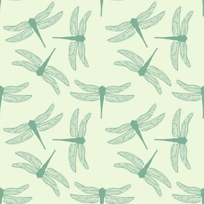 scattered dragonflies 