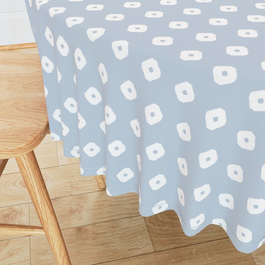 blue white geometric shade pale blue gray ikat dots