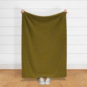 (1/2" scale) mustard yellow buffalo plaid C18BS