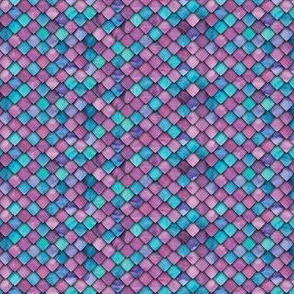 (micro scale) dragon scales - purple and blue C18BS