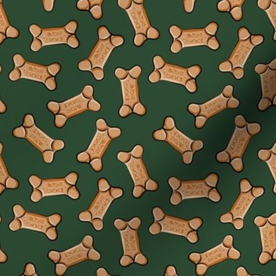 dog bones - dog treats - green