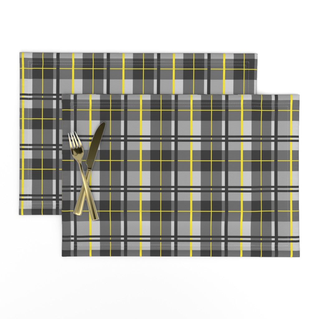 Tartan Plaid (with bright yellow)