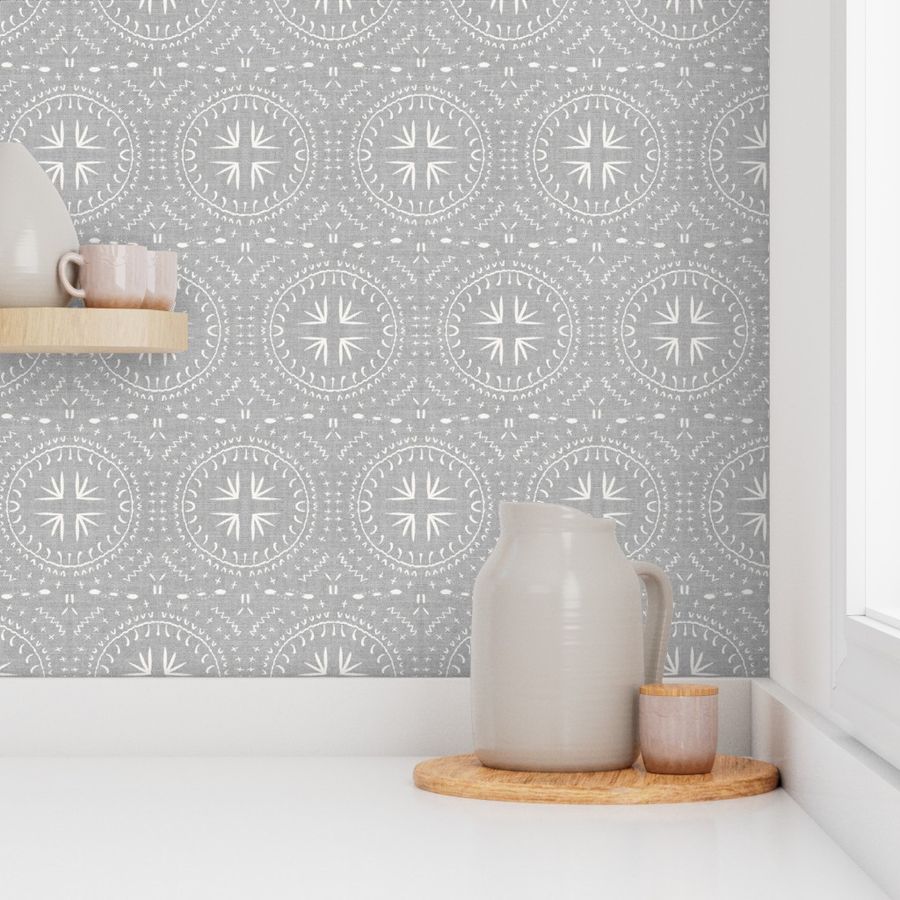 ZARAH GREY BOHO TILE