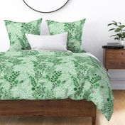 Floral Block Print mint