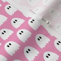 ghosts on pink
