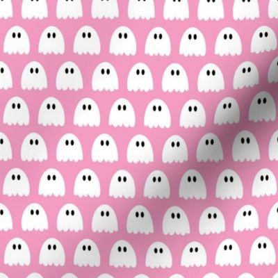 ghosts on pink