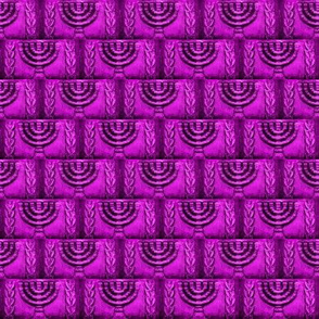 Ancient Menorah - Royal Purple