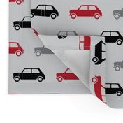 Mini Cooper Love - Red, Black, Grey