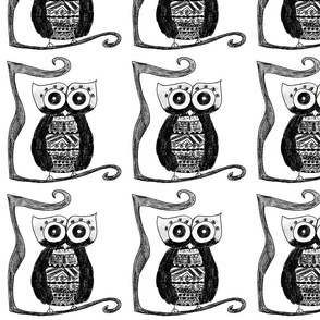 Zen Owl Pattern-ed