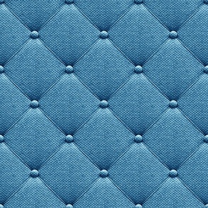 Blue Jeans upholstery fabric with buttons