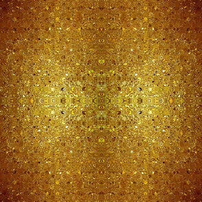 Glass mosaic glitter gold textured Fabric