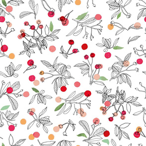 white_red_dot_winter_berries_seaml_stock